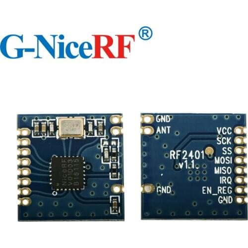 6pcs/lot remote rf control 2.4G rf transceiver module RF2401 +6pcs 2.4G Rob Antenna