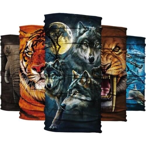 Variety Animals Magic scarf male sunscreen breathable absorbent towel washcloth Neck Bike Motorcycle