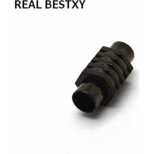 REAL BESTXY 5pc/lot Clasps Jewelry Findings black Tone Barrel Magnetic Clasps For Necklace Bracelets Jewelry Making Supplies