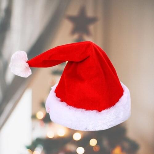 Christmas Snapback Hat Funny Shaking Dancing Singing Santa Claus Cap Party Props F3MD