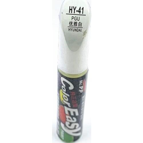 Car scratch repair pen, auto paint pen for Hyundai IX35 IX25 Elantra Accent I30 Verna Tucson Sonata Santafe,HY-41