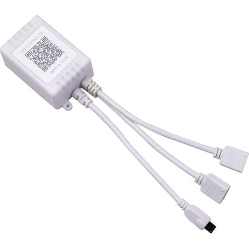 Light Controller Portable Durable Rechargerable Bluetooth+Infrared Smart 1With2 LED Lights with RGB Controller for Mobile Phones