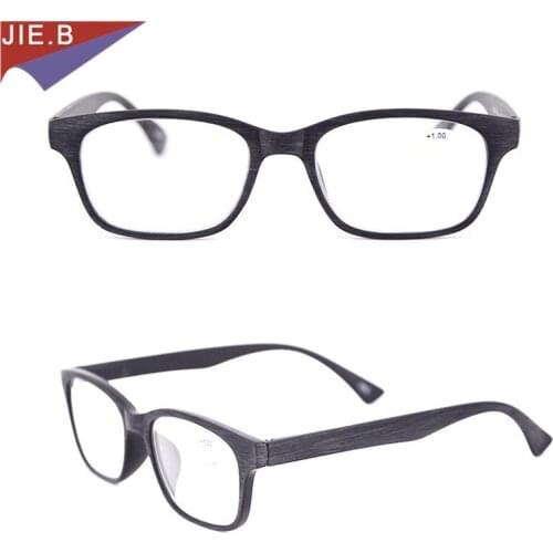 2018 Fashion Wood Grain Reading Glasses Men Women Eyeglasses Full Frame Presbyopic Glasses 1.0 1.5 2.0 2.5 3.0 3.5