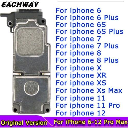 LoudSpeaker + earpiece Flex Cable for iPhone 7G 8G 7 Plus 8 Plus X XR XS 11 12 Loud Speaker Sound Ringer Buzzer inner Ringtone