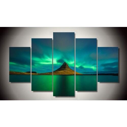 HD Print 5pcs canvas wall art landscape painting modern home decor wall art picture for living room decor painting