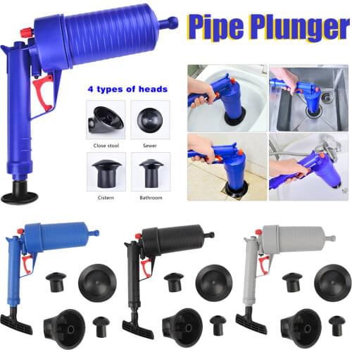 Air Pump Pressure Pipe Plunger Drain Cleaner Sewer Sinks Basin Pipeline Clogged Remover Bathroom Kitchen Toilet Cleaning Tools