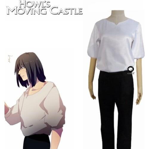 Movie Howls Moving Castle Howl Hauru Cosplay Women Men Halloween Costume