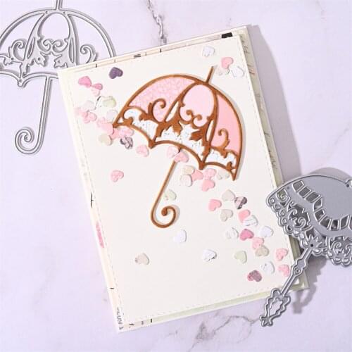InLoveArts Umbrella Metal Cutting Die Cut Scrapbooking Paper Craft Handmade Card Album Punch Art Cutter Alinacutle Die New 2021
