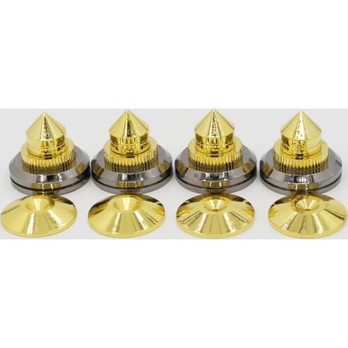 HIFI 4 Sets speaker Stand Feet Pad, loudspeaker box Spikes Cone Floor Foot Nail
