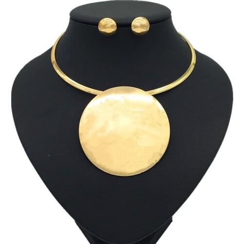 Sakura Love Nigeria Africa Jewelry Set Glamour Lady Fashion Round Necklace Bracelet Earrings Ring Party Wedding Gift