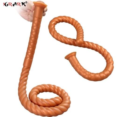 80cm Super Long Anal Dildo Silicone Butt Plugs Erotic Adult Sex Toys For Women Men Gay Anus Dilator Expander Prostate Massager