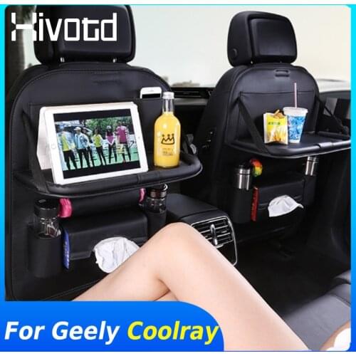 Hivotd Car Interior Universal Seat Back Storage Box Organizer Multifunctional Auto Seat Leather Storage Box Pocket 1999-2021