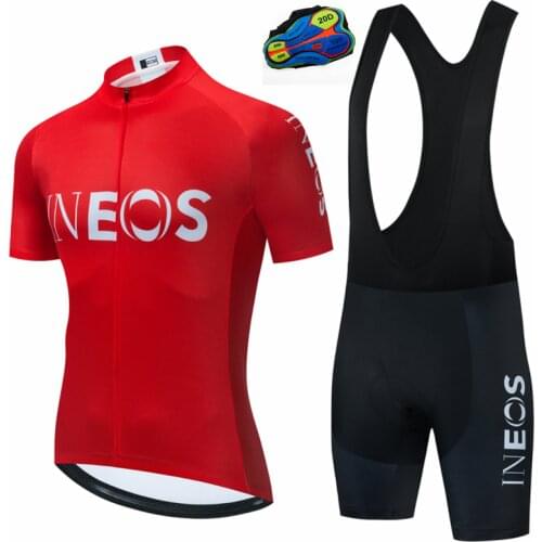 Ineos Cycling Jersey Pants Set Cycling Clothing Suits Clothes Breathable Cycling Suits 2021 INEOS Cycling Team Jersey 20D