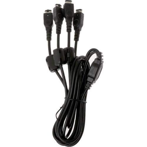 High Quality Cinpel 4 Player Link Cable for Nintendo Gameboy Advanced SP for GBA GBC SP