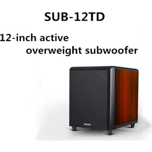 Winner/SUB-12TD Hi end bookshelf speaker 12 inch home theater active subwoofer 4 ohm