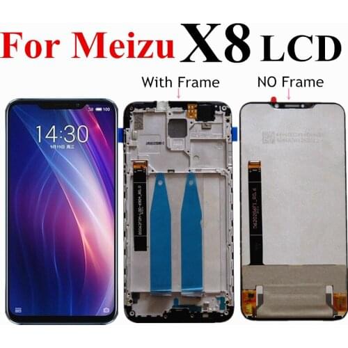 6.2" LCD Screen For Meizu X8 M852H LCD Screen Display+Touch Screen Panel Digitizer Assembly For Meizu X 8 X8 LCD Screen