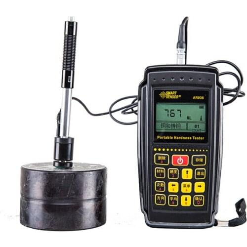 1 set AR936 Portable Leeb Hardness Tester (170~960)HLD,(17~68)HRC,(19~651)HB,(80~976)HV (30~100)HS,(59~85)HRA