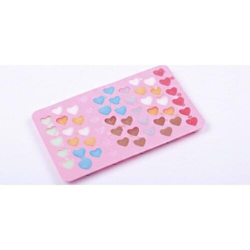 1PC 55 Holes Mini Silicone Cake Mold Baking Mould Chocolate Decoration 3D Silicone DIY Heart Shape Tools Baking Cake Mold PF 006