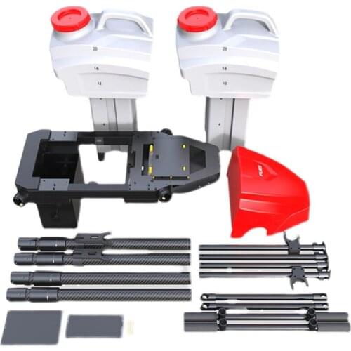 2020 Rushed Rc Glider Drones 20l Agricultural Uav F420 20kg Four-axis Drone Frame Water Tank Hobbywing Brushless 5l Pump Spray