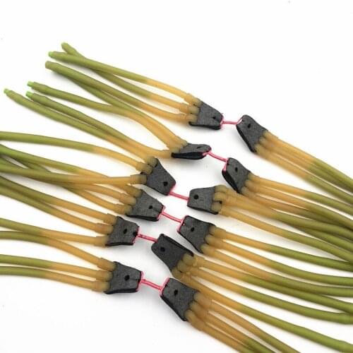 5pcs fishing rubber band shooting fish catapult slingshot high elasticity 2050 powerful slingshot rubber tube to catch fish