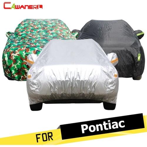 Cawanerl Car Cover Auto Outdoor Sun Anti UV Snow Rain Resistant Waterproof Cover For Pontiac Aztek G3 G5 G6 G8 Grand Am GTO