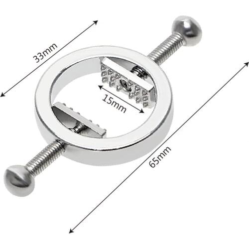 For Couple Sex Toys Adult Games 1 Pair Nipple Clamps Breast Clips Nipple Stimulator Erotic Toys SM Toy