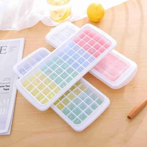 Ice Cube Mold With Lid Household Ice Tray Ice Hockey Box Cube Food Small Personality Ice Complementary Ice Box N7X9