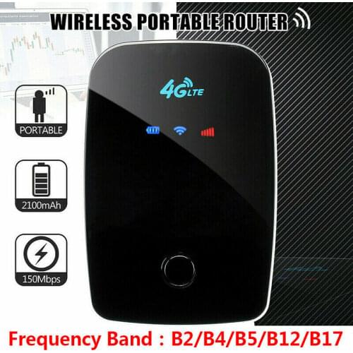 4G Lte Pocket Wifi Router Car Mobile Wifi Hotspot Wireless Broadband Mifi Unlocked Modem Router 4G With Sim Card Slot