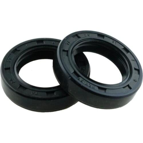 10Pcs NBR Shaft Oil Seal TC-21*25*26*31*32*33*35*36*37*2.8*4*5*5.5*7*10 Nitrile Covered Double Lip