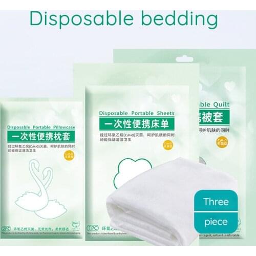Disposable Hotel Guesthouse Bedding Set Non-woven Massage Beauty Sheets Literie Hotel Luxury Convenient Sheets Soft Duvet Cover