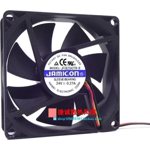 New original JF0825H2TR-R 8CM 24V 0.27A 8025 3-wire inverter fan