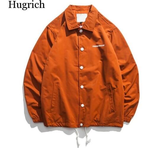 Casual Coach Jacket Mens 2021 New Fall Loose Sports Jacket Student Couple Thin Top
