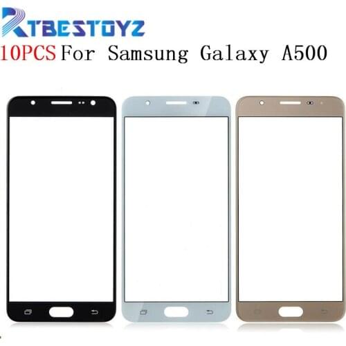 RTBESTOYZ 10PCS/Lot Touch Screen Panel Replacement For Samsung Galaxy A5 2015 A500 Front Outer Glass Cover Lens
