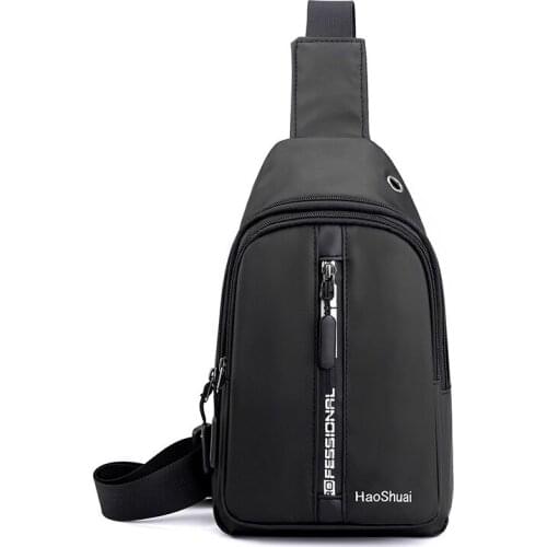 Men Nylon Backpack Rucksack Knapsack Cross Body Bags Waterproof Travel Military Male One Shoulder Messenger Chest Pack Bag