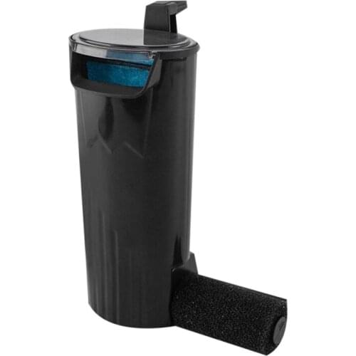 Fish Tank Multifunctional Low Water Filter Waterfall Turtle Fish Pendant Type Built-in Filter(US Plug)