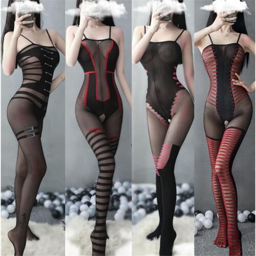 Sexy lingerie black Elastic erotic lingerie hot porno sexy costume women intimates stockings cosplay underwear pajama hose