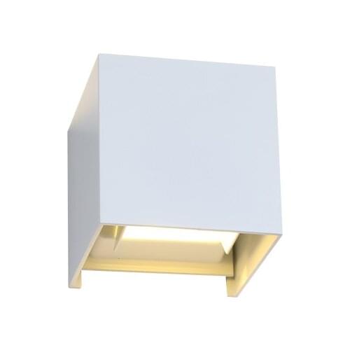 Led wall lamp outdoor waterproof outdoor square aluminum double-headed balcony lamp simple