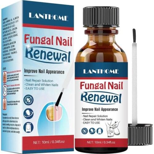 LANBENA Fungal Nail Repair Essence Serum Anti Infection Care Gel Nail Foot Fungus Onychomycosis Removal Treatment Paronychi R7P7
