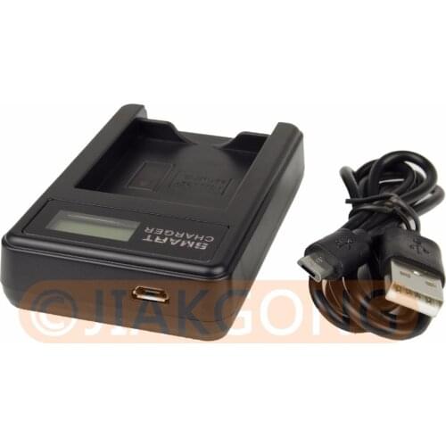 NP-W126 USB Battery Charger with LCD screen For Fuji X-E1 X-M1 FinePix X-Pro 1 HS35 EXR