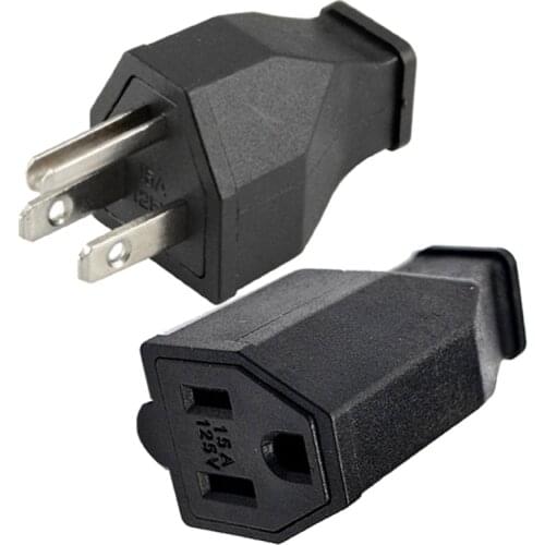 15A CE Copper US L5-15P L5-15R Male female power wiring plug socket Online power cord cable inline adapter Plug converter socket