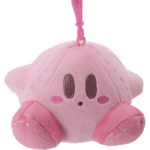 13cm Cartoon Kirbies Plush Dolls Special Pink Orange Kirbies Stars Adventure Game Animal Stuffed Dolls Animal Pendants Kids Gift