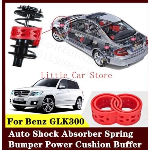 2PCS Front Rear Suspension Shock Bumper Spring Coil Cushion Buffer For Benz GLK300