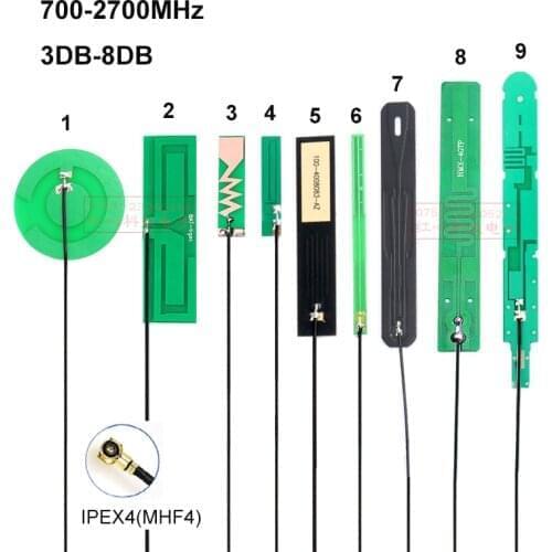 2p IPEX4 PCB internal Omnidirectional Antenna high gain MHF4 For M.2 EM12-G EM06-E EM20-G EM7565 EM7511 SIM7912G-M2 SIM7920G-M2