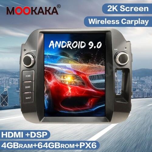 Tesla Style Android 9.0 4G 64GB Car Radio GPS Navigation For Kia Sportage 2011-2016 Auto Multimedia Player Stereo Head Unit DSP