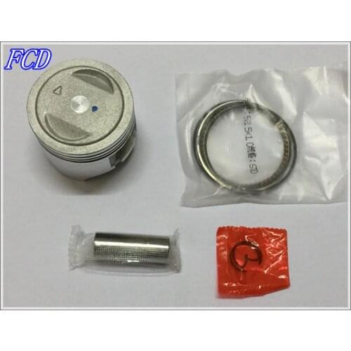 Motorcycle engine parts QS110 GS110 Piston ring assembly Piston diameter 53.5mm Piston pin 14mm