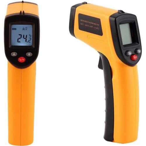 GM320 Digital LCD Infrared Thermometer Gun IR Laser Point Thermal Infrared Imaging Temperature Handheld Pyrometer Instrumentatio