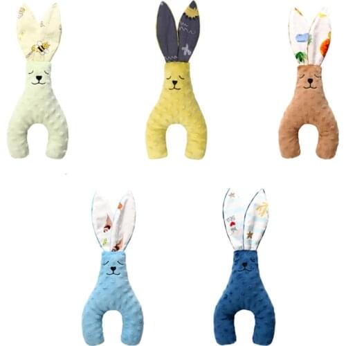 D0AF Baby Sleeping Care Teether Infantino Cuddly Teether Animal Long Ears