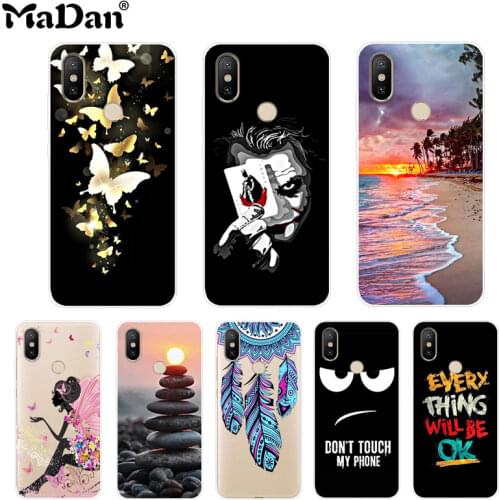 For Xiaomi Mi A2 6X Mi6x Case Cover Ultra Thin Transparent Silicone TPU Phone Case For Xiaomi A2 6x Funda Coque