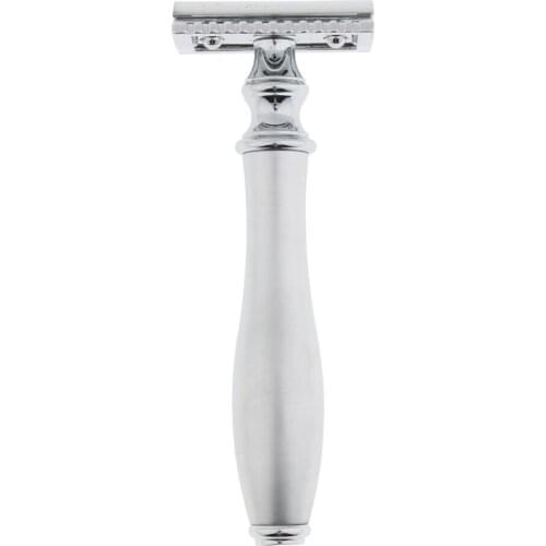 Travel Metal Men Beard Shaving Grooming Double Edge Safety Tool