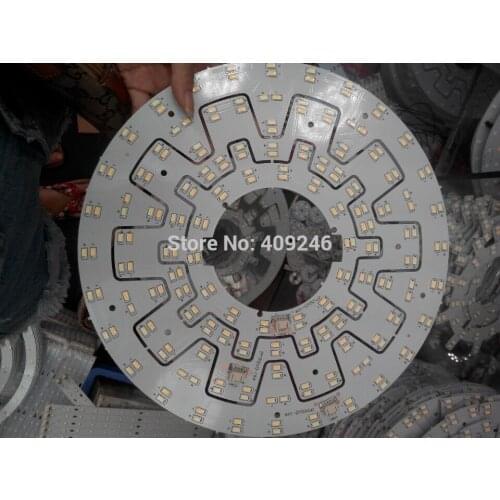 Double Color Warm/Cool white Mix 18W 5730 SMD LED Chip Light Ceiling Lamp Plate AC85-265V Replace Board With Driver And Magnet